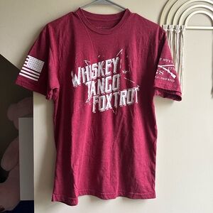 Grunt Style Whiskey Tango Foxtrot Maroon Tee